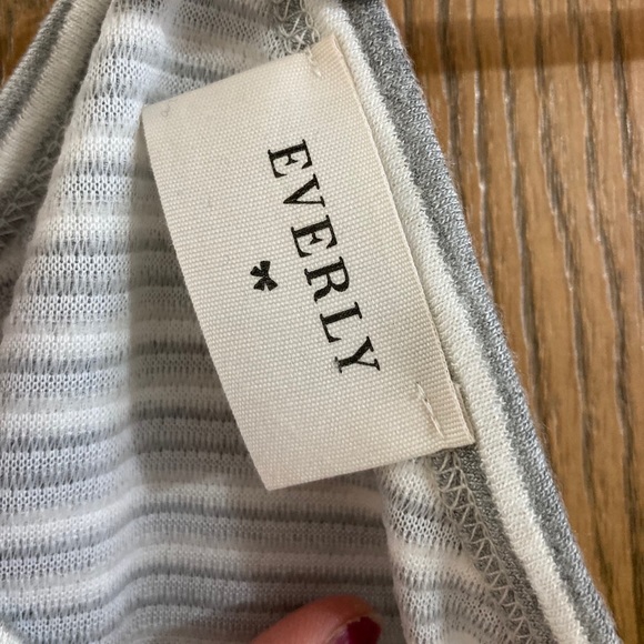 Everly Striped Halter Dress Size Large - Picture 4 of 5